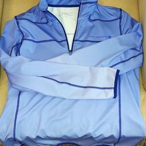 VV women's performance 1/4 zip size XL in periwinkle